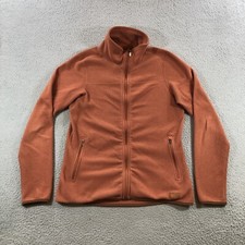 REI co-op Fleece Jacket Women’s M Rust Orange Outdoors