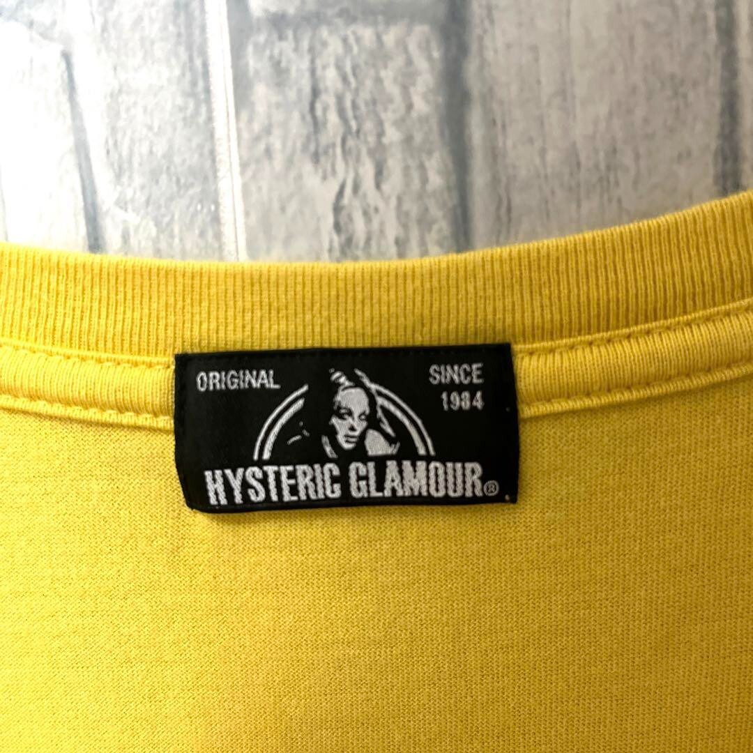 HYSTERIC GLAMOR men's BIG logo short sleeve T-shirt size L HYSTERIC GLAMOR men's BIG logo short sleeve T-shirt size L
