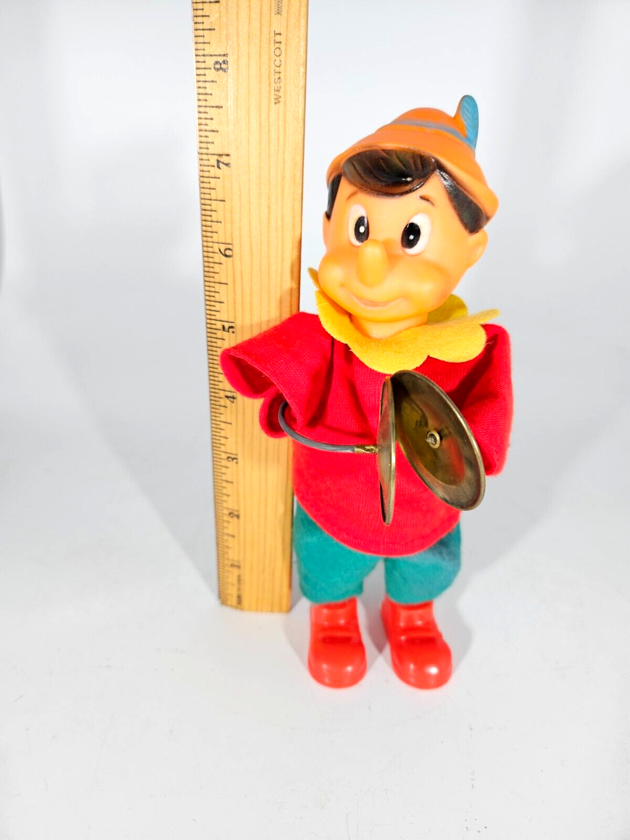 Musical Pinocchio Wind-up Toy Vintage W/Box by Clockwork