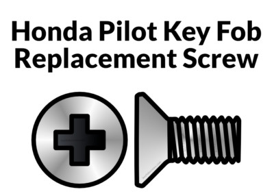 Key Fob Screw Replacement for Honda Pilot 2005-2015 Please read our description