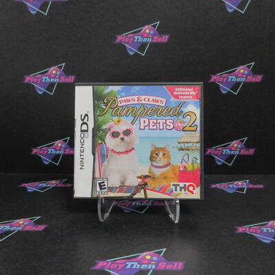 Paws and Claws Pampered Pets 2 Nintendo DS MD Complete CIB - (See Pics)