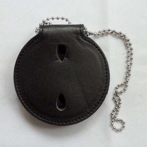 Portainsignias de EE. UU. Cuero Apretado Porta Insignia de Policía Cartera Clip de Cinturón - Imagen 9 de 17