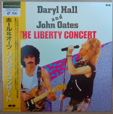 ミュージック Hall & Oates LIBERTY CONCERT LD DARYL HALL &JOHN OATES Laserdisc The Liberty Concert 1985