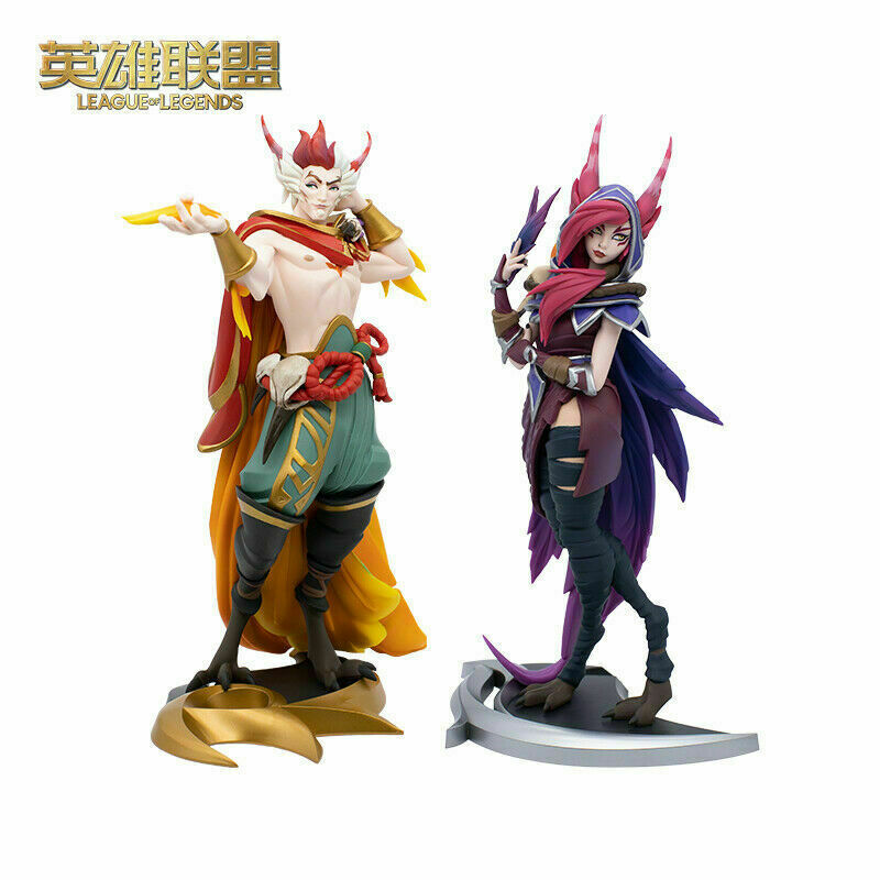 Official League of Legends Xayah And Rakan 27cm PVC Action Figure