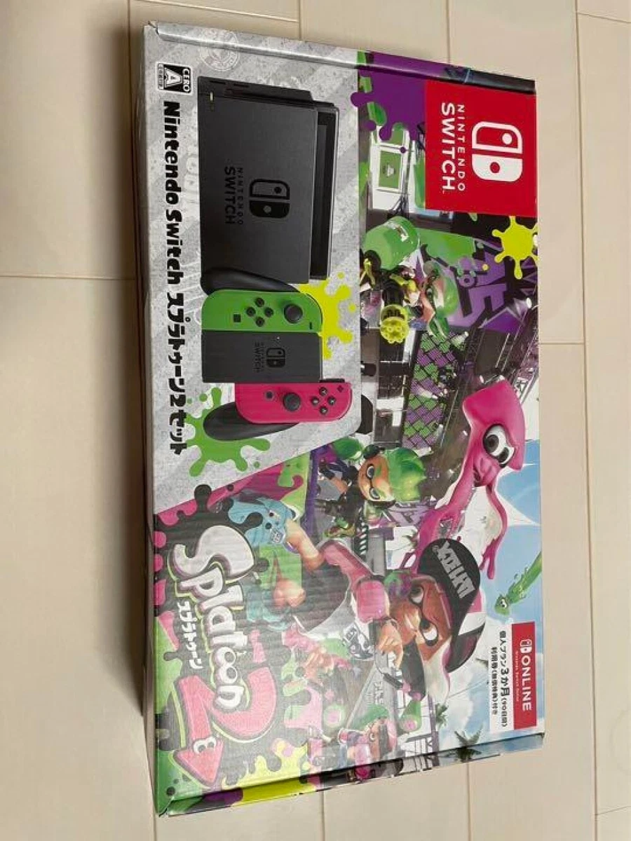 Used Nintendo SWITCH Console System SPLATOON 2 Limited Model From