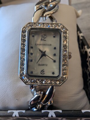 Charter Club Women\'s Silver-Tone Bracelet Watch 36mm s-l1200.jpg main image 4