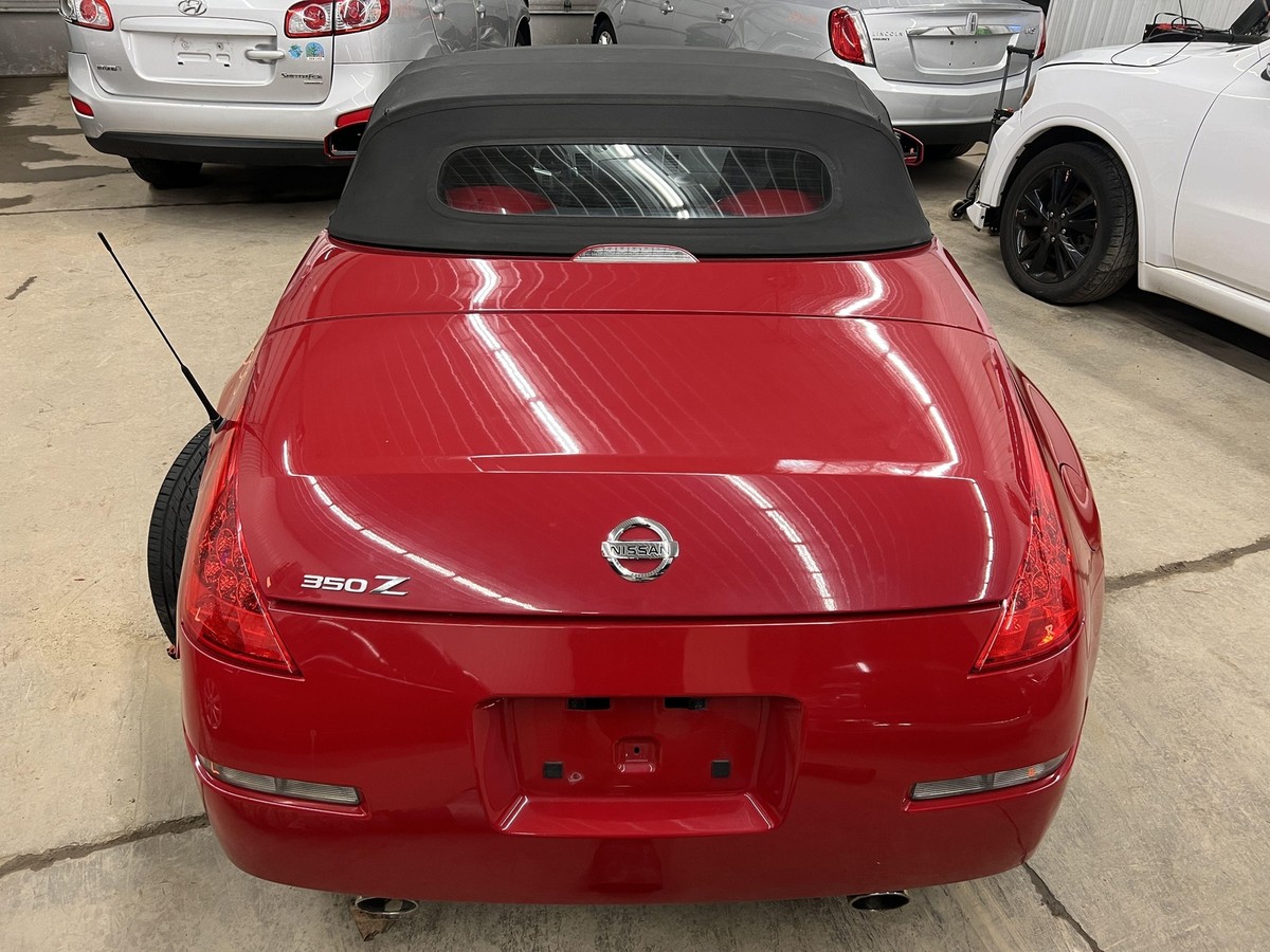 04-07 NISSAN 350Z CONV REAR HATCH TRUNK DECKLID LIFT GATE RED