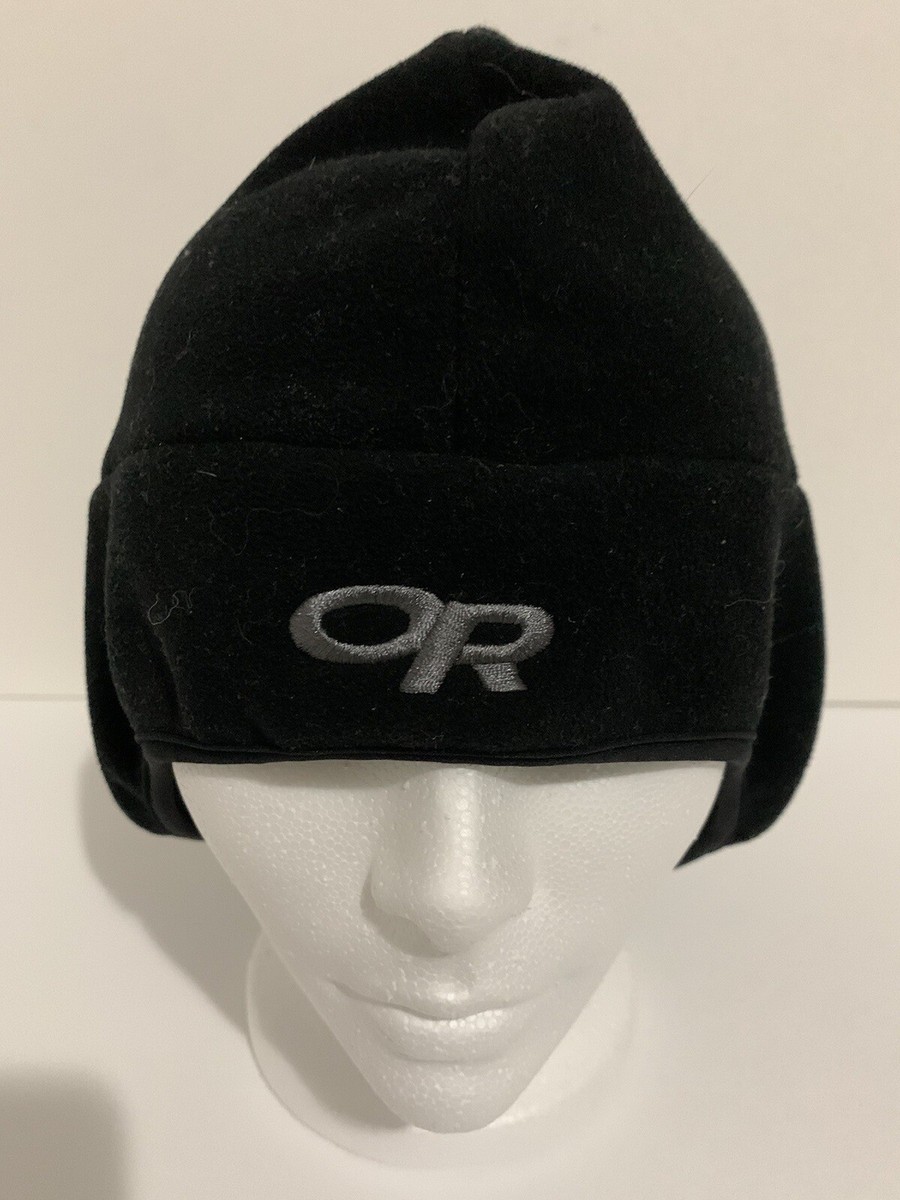 Outdoor Research OR Mens Black Windstopper Alpine Hat Beanie Hat