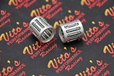 2 X Vito's Performance Premium Silver Cage WRIST PIN NEEDLE BEARING Banshee