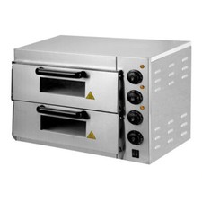 Commercial  Pizza Oven - Twin Deck Chamber 20"