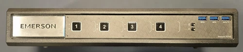 Emerson Avocent SV 4-Port Dual-Head DVI-I DP KVM Switch Model: SV340D