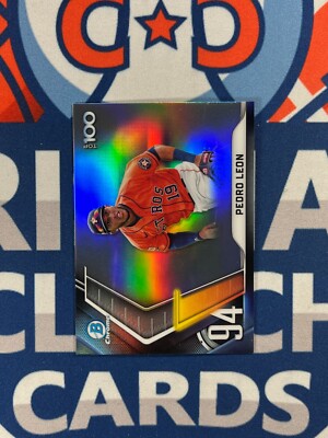 2022 Bowman Chrome Top 100 Refractor Pedro Leon #BTP-94