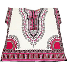 African Dashiki Boys Girls Kids Traditional Unisex Shirt Top Size Medium