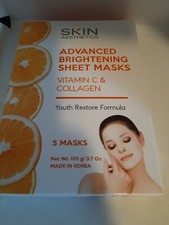 collagen Vit C youth restore SKIN AESTHETICS ADVANCED BRIGHTENING 5 SHEET MASK