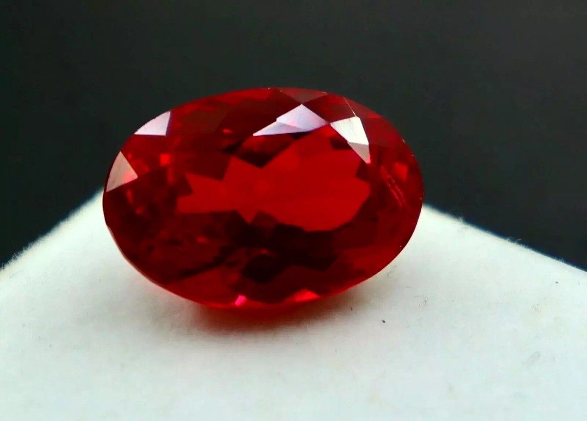 18.50 Ct Natural Mozambique Red Ruby Oval Cut Certified Huge Loose