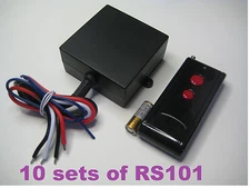 12v 15A long range RF on off remote control relay switch 10 set bulk RS101x10
