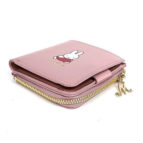 Portafoglio pieghevole Miffy Miffy Sweet Chocolate Series custodia PK piccola piega rosa - Foto 20 di 24