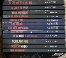 A.J. Rivers Emma Griffin Mystery Series Lot of 12 “The Girl” Softcover Books Set