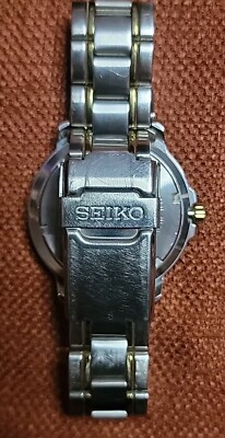 SEIKO 7N43-8309 Mens Watch-Quartz-Japan-New Battery-Vintage-Day