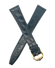 Raymond Weil 17mm x 14mm Black Alligator Leather Watch Strap Band L