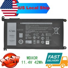 42Wh WDX0R Battery for Inspiron 15 5000 7000 Series Latitude 3189 3580 P66F P58F