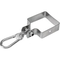 Schaukelschelle FüR Kantholz Vierkant 120X120Mm Schaukelhaken Mit Karabiner
