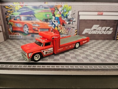 Hot Wheels Premium Team Transport PLYMOUTH RETRO RIG Car Culture Real Riders 
