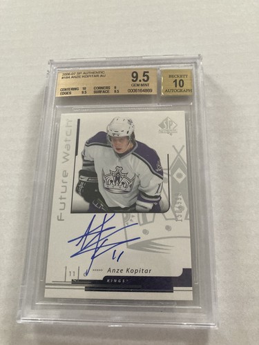 Anze Kopitar [Autograph] #184 2006 SP Authentic card