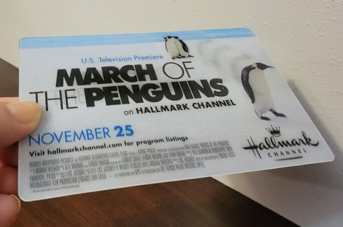 The Christmas Card/March of the Penguins Hallmark Channel TelevisionPremier CARD - Picture 7 of 9