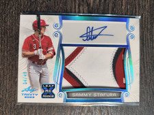 2023 Leaf Trinity XRC SAMMY STAFURA Auto Memorabilia Patch 3 Color /49