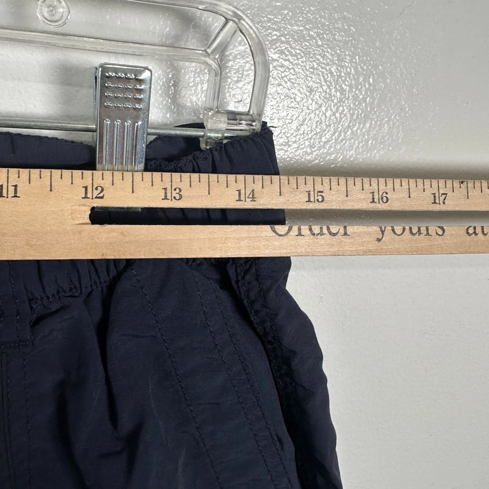 Basic Editions Size 30 Mens Shorts Navy Blue Lightweight Pockets Nylon - Image 3 of 4