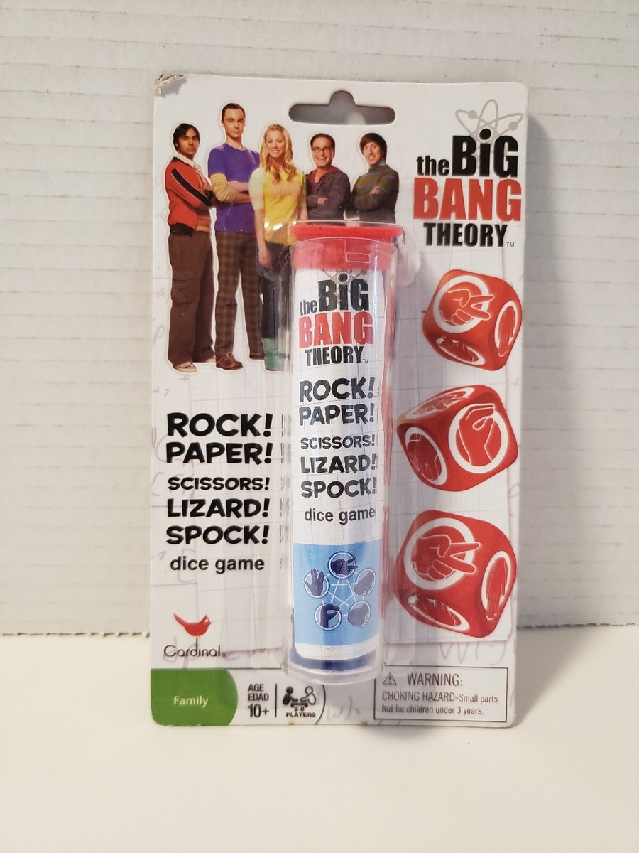 The Big Bang Theory Rock Paper Scissors Lizard Spock Dice Game | eBay
