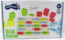 Small Foot Wooden Math Numer Tiles Educational Toy Addition Subtraction Facts