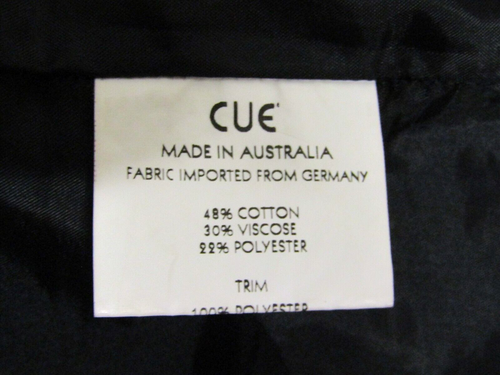 CUE size 8 brocade lined PINAFORE DRESS with adjustable straps and deep pockets - Picture 10 of 10