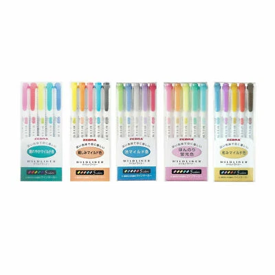 Zebra Mildliner Soft Colour | Highlighter Marker Pens Dual Tip | Journaling Bujo - Image 1 of 4