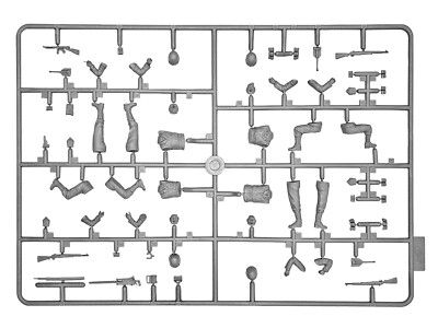 ICM 35599 - WWII US Military Patrol (G7107 with MG M1919A4