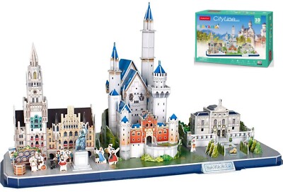 3D Puzzle BAVARIA CITY LINE CubicFun