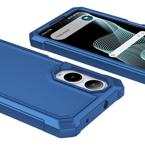 Pour Cricket icon 6/AT&T Verge Case 2 couches de protection coins TPU pare-chocs Cover - Photo 7 sur 41