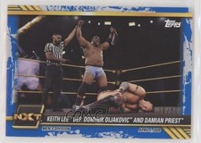 2021 WWE NXT Blue 38/50 Keith Lee def Dominik Dijakovic and Damian Priest #8 9e1