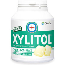 Lotte Dental Xylitol Gum Bottle Apple Mint 90pcs Sugarless Made in JAPAN