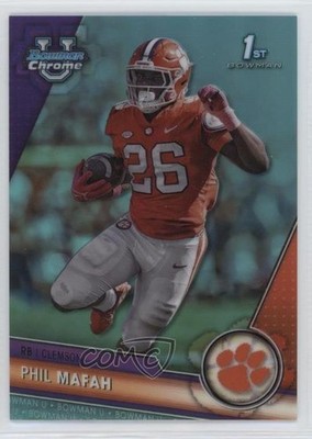 2023 Bowman U Chrome Aqua Refractor 58/299 Phil Mafah #81 15wb