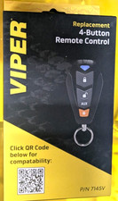 Viper 7145V 1-way Replacement 4-button Remote Control 1500 Feet Range