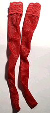1 PAIR RED SHIMMER STOCKING FOR 16