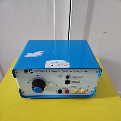 SC Scientific VARIABLE LOW-VOLTAGE POWER SUPPLY Netzteil 50 Hz. FUNKTIONIERT. 