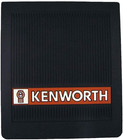 Kenworth Truck 16" x 14" OEM Ribbed Front Fender 1/4" Thick Black Mud Flaps-Pair