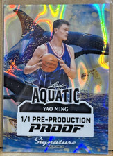 Yao Ming 2025 Leaf Signature Series Aquatic Lava Killer Whale Orca Proof #1/1🐋