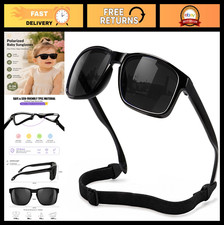 Baby Sunglasses 0-24 Months - Polarized UV Protection, Lightweight Flexible In