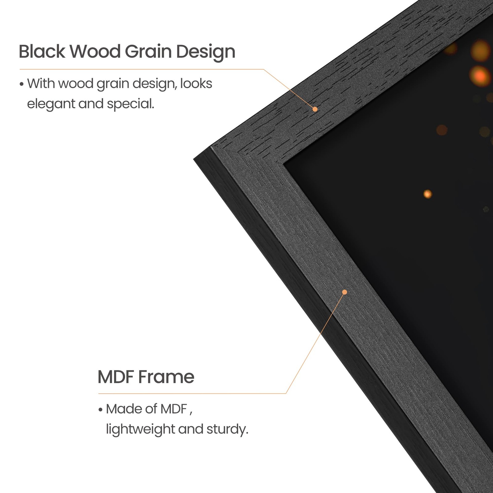 upsimples 11x14 Picture Frame, Wall Gallery Photo Frames with Engineered Wood...