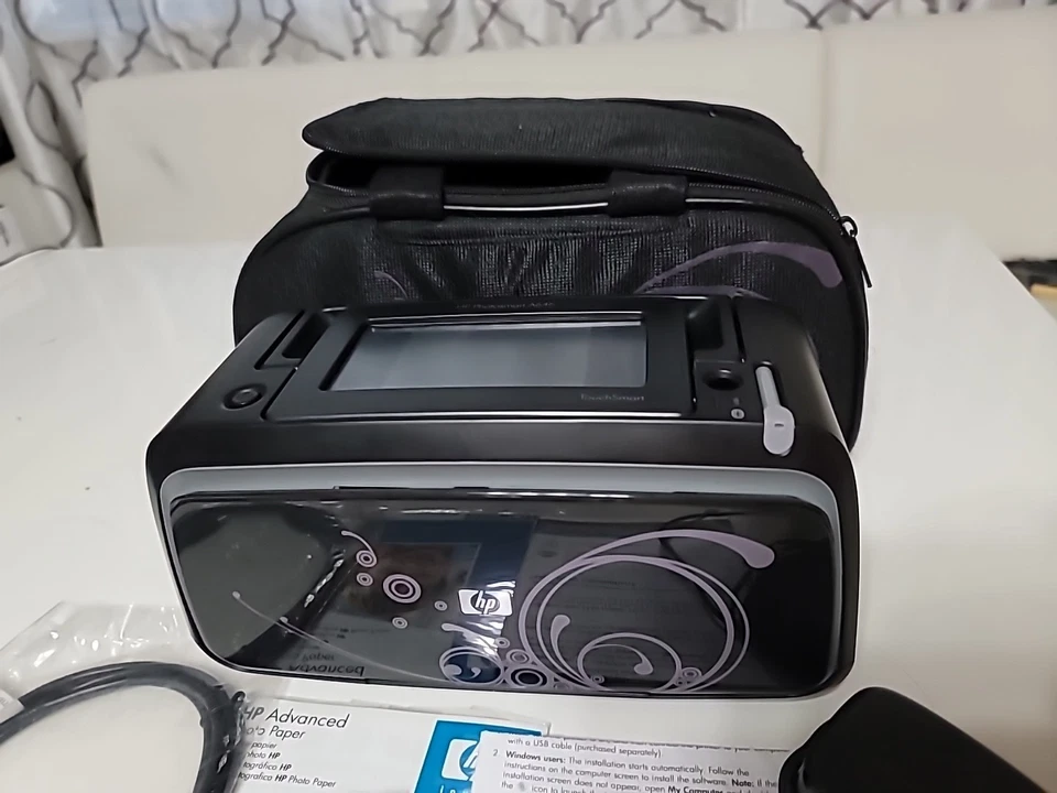 Genuine HP SNPRH-0807 Digital Inkjet Printer Portable Carrying Bag Power Supply - Image 3 of 4