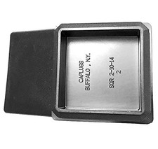  Pack of 2 - 2" Square Black Plastic Tubing Plug, 2 Inch End Cap 2" x 2" - 10-